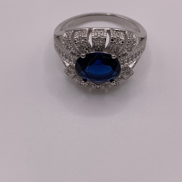 Sterling Silver and CZ ring size 8.5 /052224-RG0010F - Picture 2 of 6